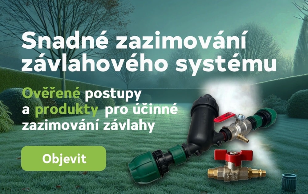 Snadné zazimování závlahového systému díky ověřeným postupům a produktům.